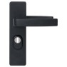Nemef 3407-2 veiligheidsbeslag kortschild kruk/ kruk zwart met kerntrekbeveiliging PC55 deurdikte 38 tot 45 mm SKG3 Nemef 3407-2 veiligheidsbeslag kortschild kruk/ kruk zwart met kerntrekbeveiliging PC55 deurdikte 38 tot 45 mm SKG3