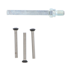 Ne&shy;mef mon&shy;ta&shy;ge&shy;set t.b.v. 3400-2 se&shy;rie met knop/kruk - deur&shy;dik&shy;te 58 t/m 62 mm - zwart