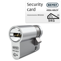 Nemef NF4 halve cilinder met kerntrekbeveiliging - SKG*** Nemef NF4 halve cilinder met kerntrekbeveiliging - SKG***