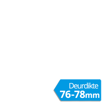 Hoppe kruk-montagemodule - deurdikte 76 t/m 78 mm - rechthoekig Hoppe kruk-montagemodule - deurdikte 76 t/m 78 mm - rechthoekig