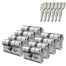 Vesper Secure+ SKG3 cilinder met kerntrekbeveiliging (8x) - SKG*** Vesper Secure+ SKG3 cilinder met kerntrekbeveiliging (8x) - SKG***