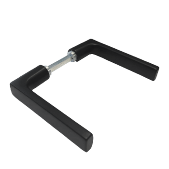 Hoppe Dallas deurkrukken - zwart - 44 t/m 53 mm Hoppe Dallas deurkrukken - zwart - 44 t/m 53 mm