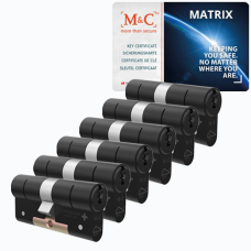 M&C Ma&shy;trix ci&shy;lin&shy;der met kern&shy;trek&shy;be&shy;vei&shy;li&shy;ging (6x) - zwart - SKG***