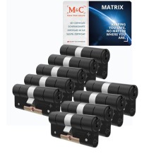 M&C Ma&shy;trix ci&shy;lin&shy;der met kern&shy;trek&shy;be&shy;vei&shy;li&shy;ging (9x) - zwart - SKG***