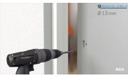 AXA Curve Plus veiligheidsrozet met kerntrekbeveiliging (afgerond) deurdikte 38 tot 58 mm SKG3 
